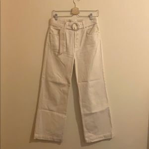 Wide Leg Off-White Reformation Jeans